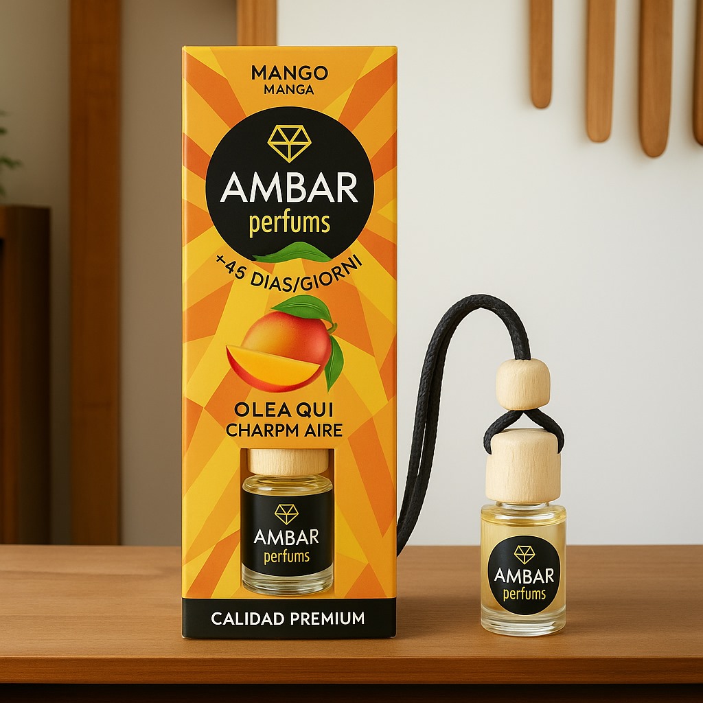 Odorizant Auto Ambar Mango – Arome Exotice 45 Zile